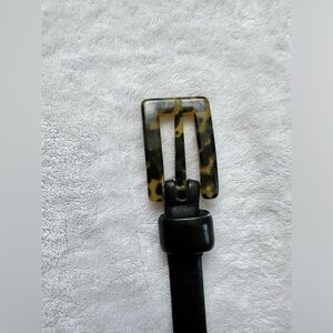 Fossil Genuine Leather Black Belt